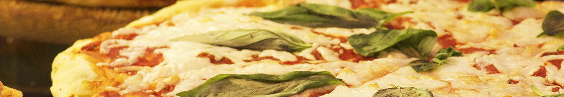Eating Italian Pizza at LaScala's Birra restaurant in Philadelphia, PA.